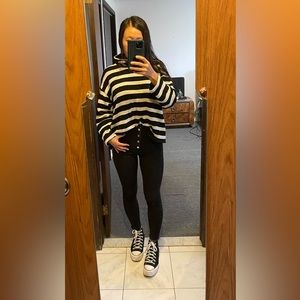 Zara. High rise washed out black jegging